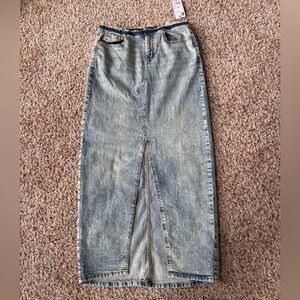 Wild Fable Light Blue Denim Maxi Skirt